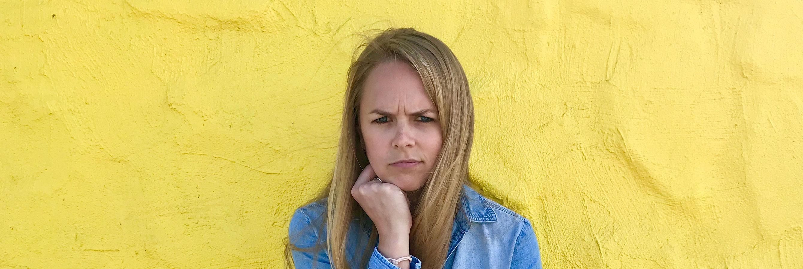 woman thinking about faith