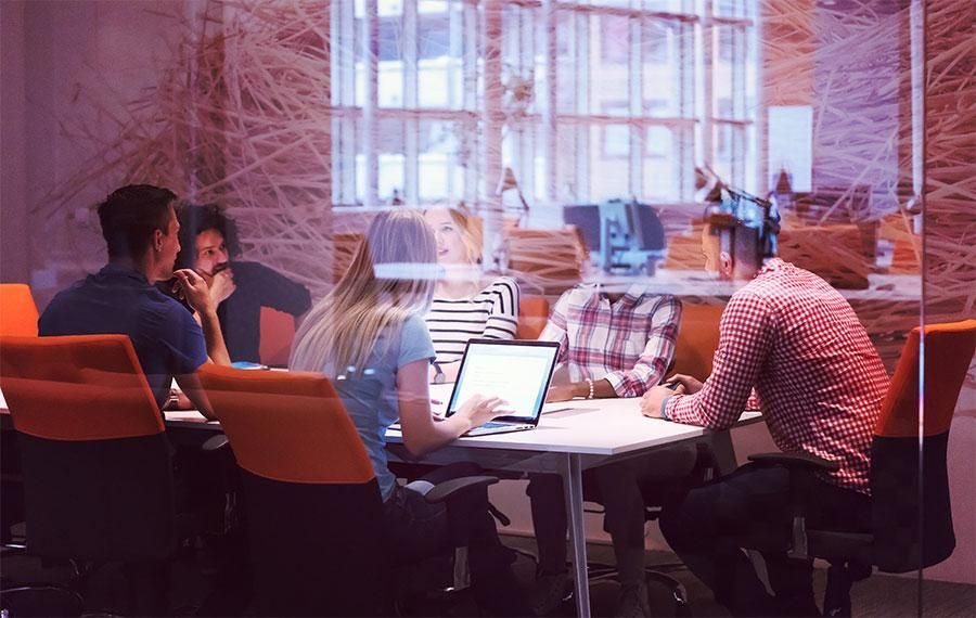 business people in a meeting